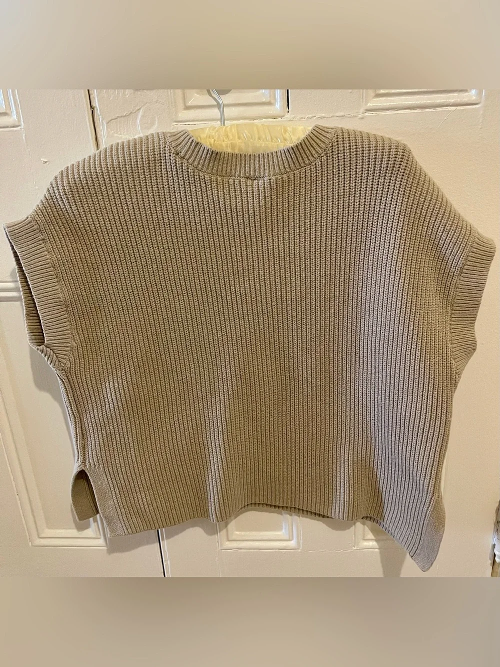 Loft Lou & Grey Knit Pocket Sweater in Taupe - Medium - Picture 2 of 4